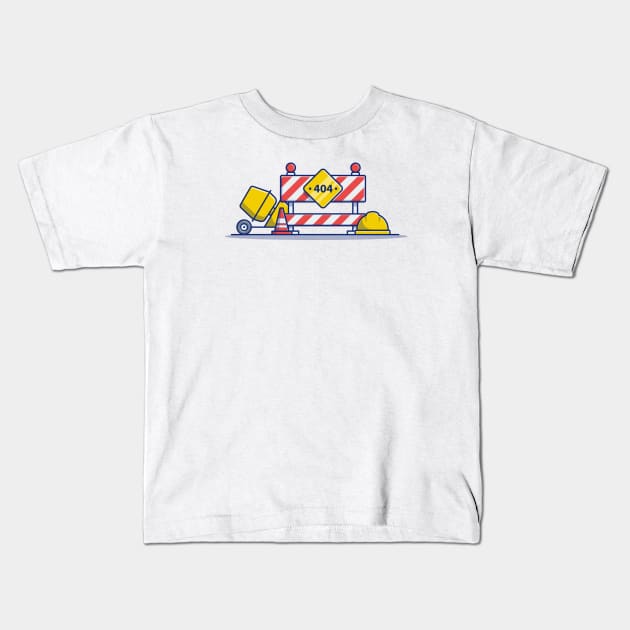 Under Construction Kids T-Shirt by Catalyst Labs